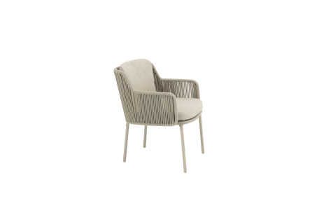 4 Seasons Bernini Chair W/cushion - Latte